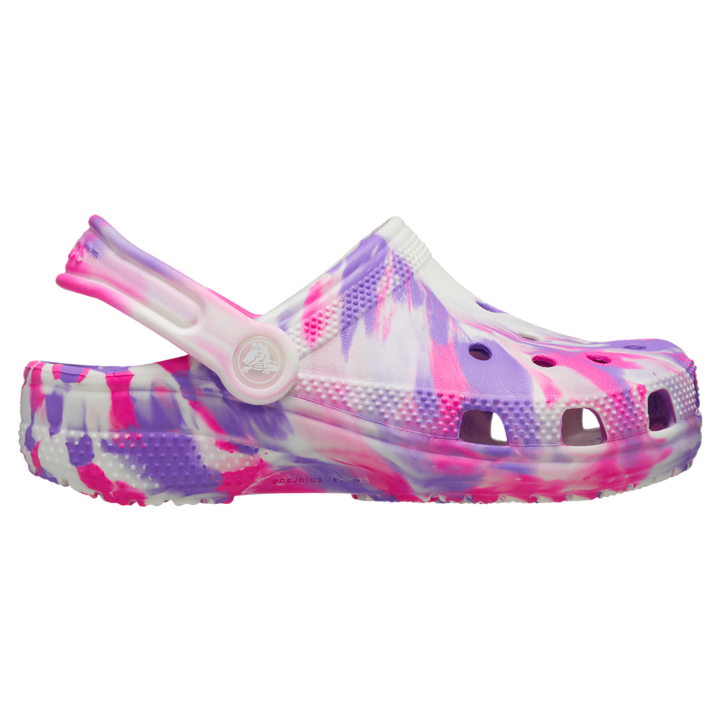 Crocs Classic Glow Marbled Clog - Pink Crush