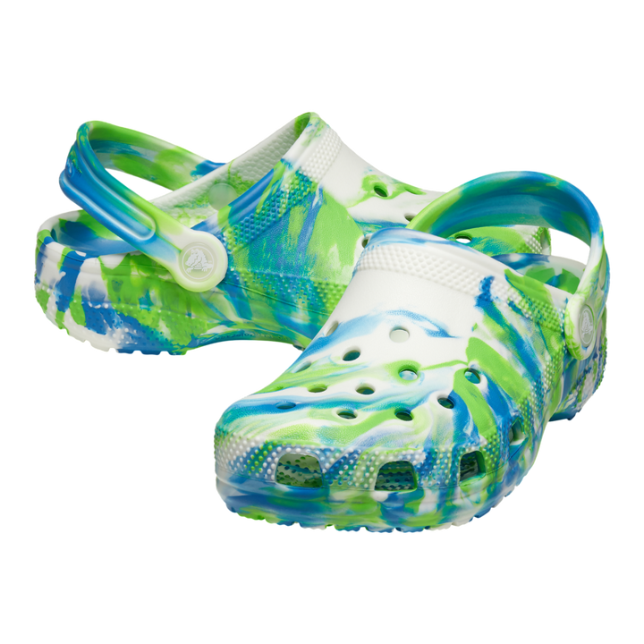 Crocs Classic Glow Marbled Clog - Prep Blue