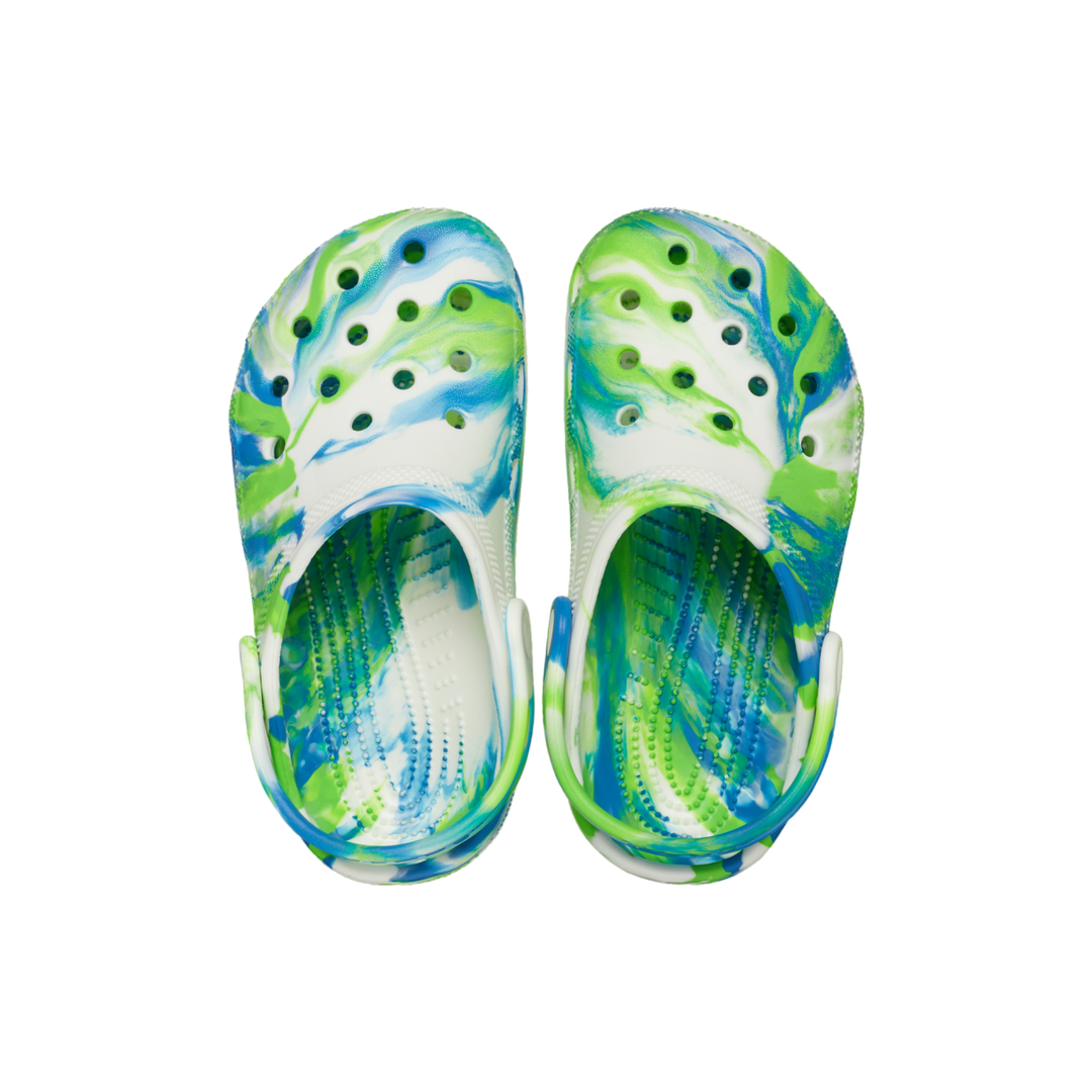 Crocs Classic Glow Marbled Clog - Prep Blue