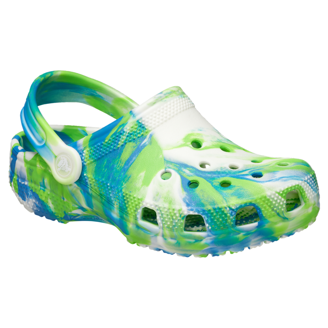 Crocs Classic Glow Marbled Clog - Prep Blue