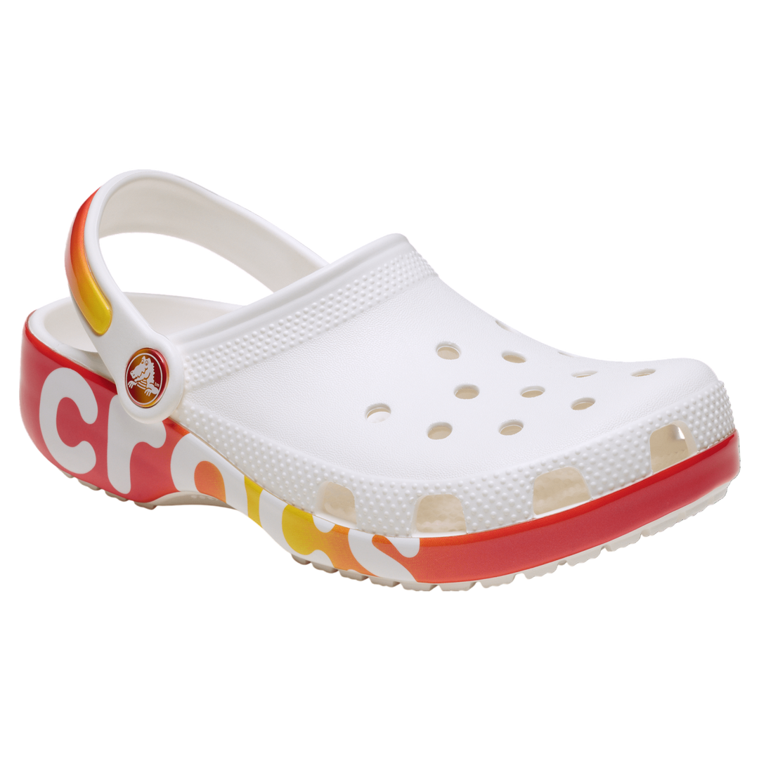 Crocs Classic Reflector Clog - White/Multi