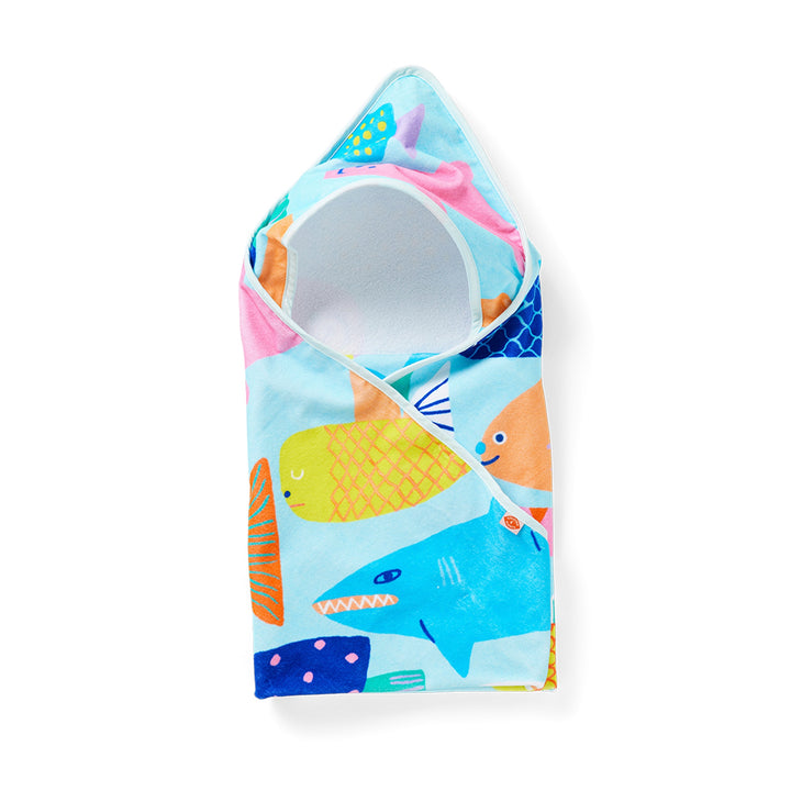 Halcyon Nights Baby Hooded Towel Rainbow Reef