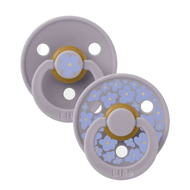 BIBS Studio Colour Pacifier 2 Pack  - Jasmine Fossil GreyMix