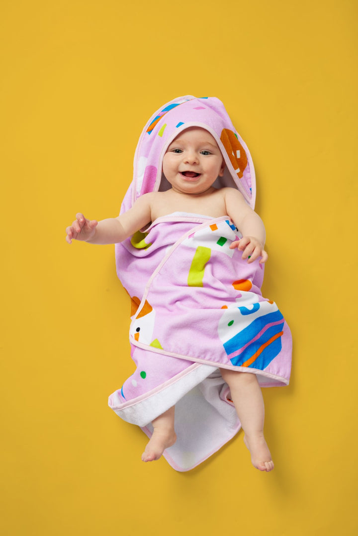 Halcyon Nights Baby Hooded Towel Sundae Fun Day