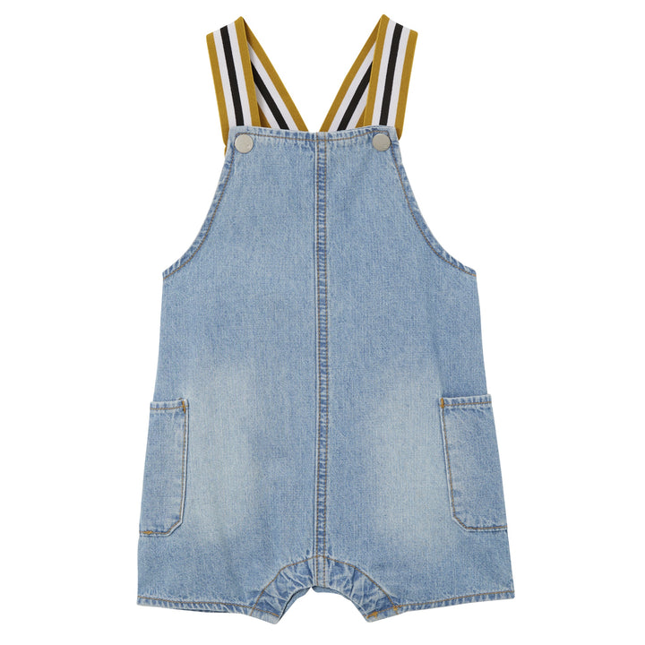 Milky Light Wash Denim Overall - Light Wash Denim