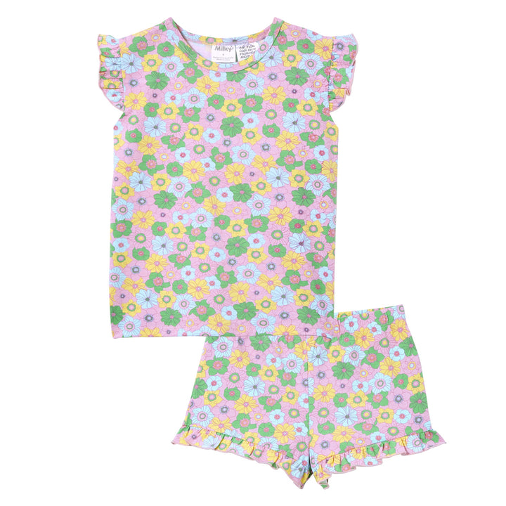 Milky Sweet Pea Pyjamas - Candy Pink