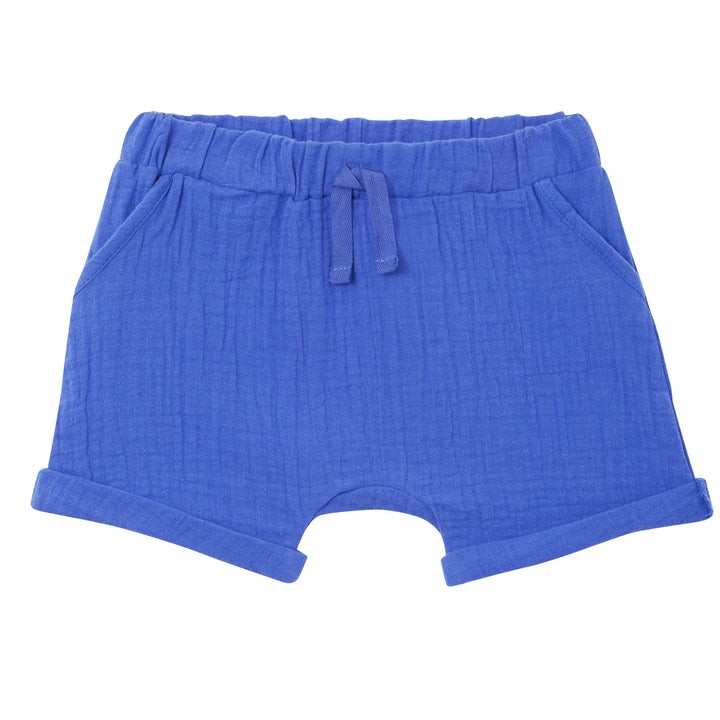 Milky Blue Summer Baby Short - Regatta