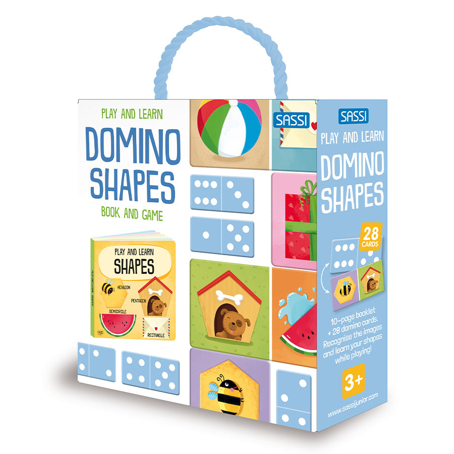 Domino Shapes Game and Book Set