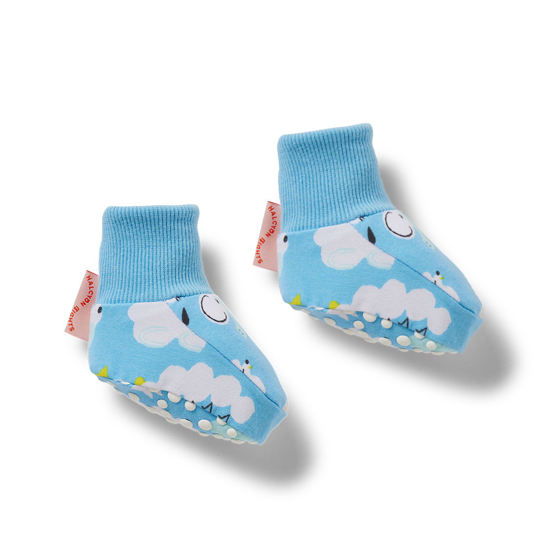 Halcyon Nights I Spy In The Sky Baby Booties – Daisy and Hen