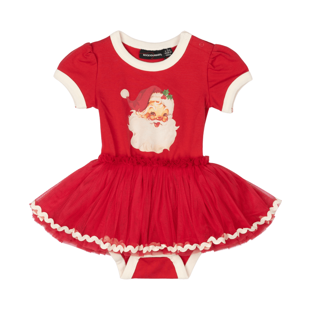 Rock Your Baby Circus Dress - Red Santa | Baby – Daisy and Hen