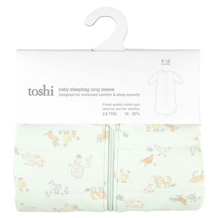 Toshi Baby Sleep Bag Classic Long Sleeve 2.5 TOG - Country Bumpkins