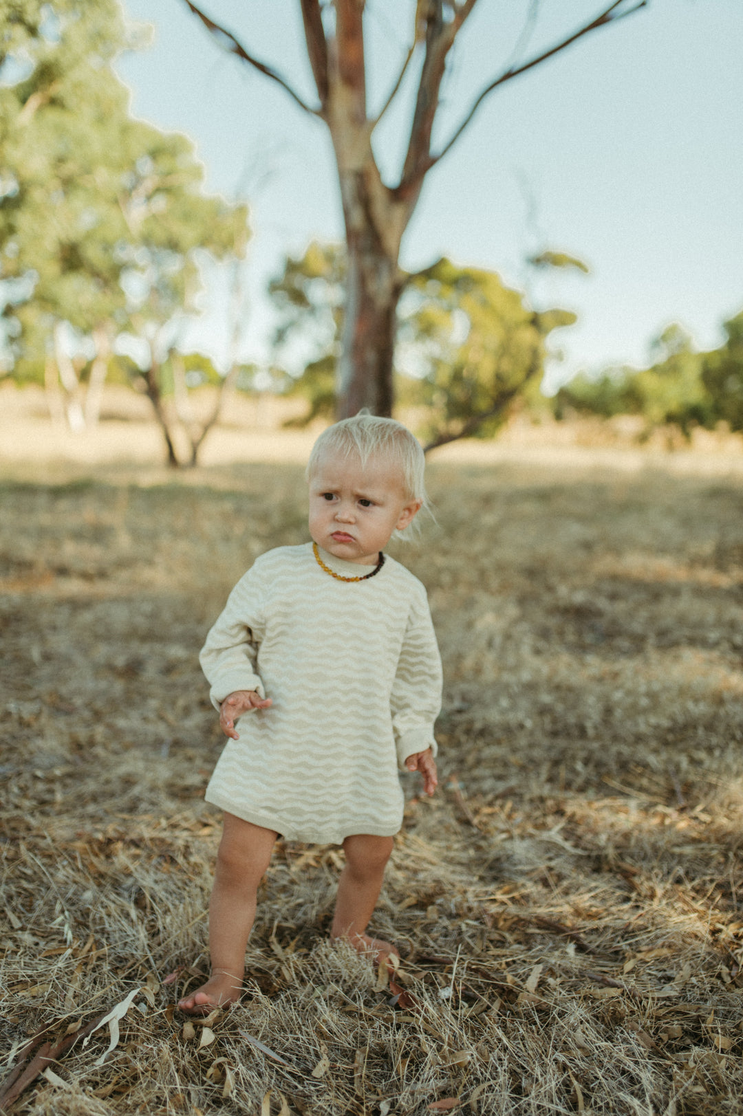 Grown Organic Knit Romper - River