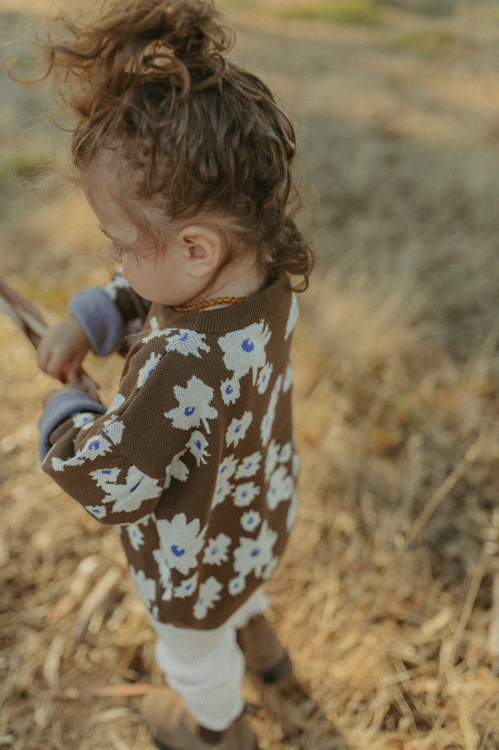 Grown Organic Knit Pull Over - Petal