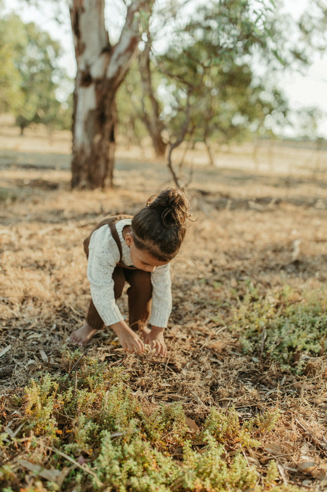 Grown Organic Knit Overalls - Espresso