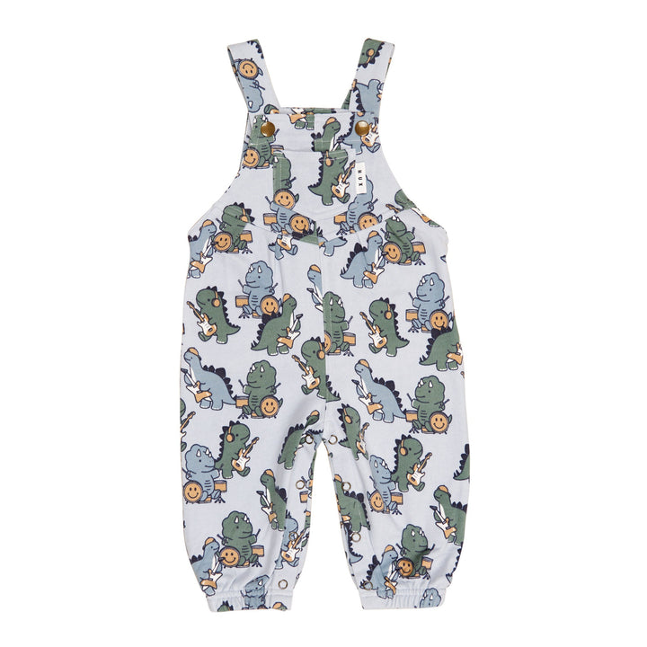 Huxbaby Dino Band Overall - Slate