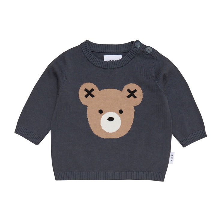 Huxbaby Huxbear Head Knit Jumper - Ink