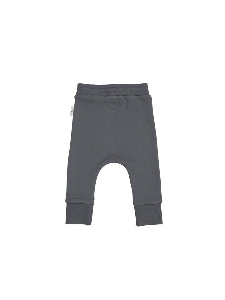 Huxbaby Fleece Drop Crotch Pant - Ink