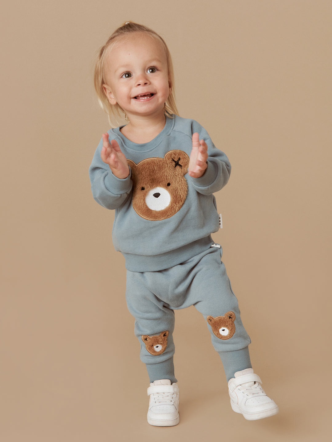 Huxbaby Furry Huxbear Knee Drop Crotch Pant - Teal