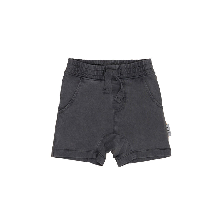 Huxbaby Slouch Short - Washed Black