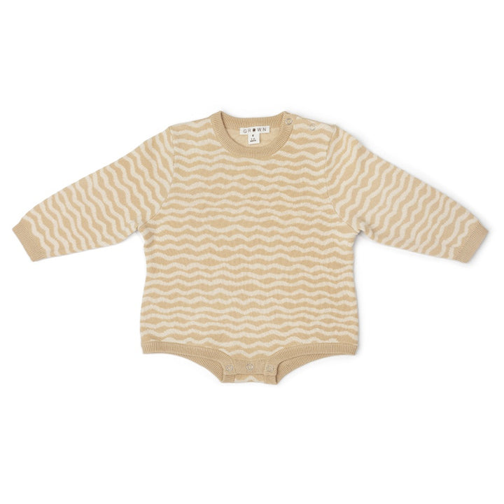 Grown Organic Knit Romper - River