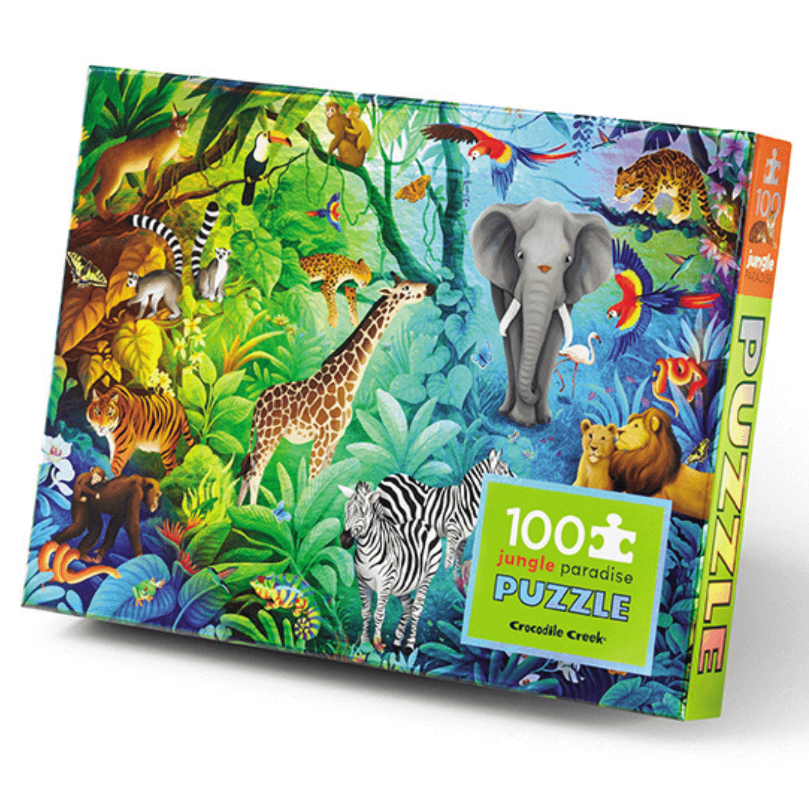 Holographic Puzzle 100 Piece - Jungle Paradise – Daisy and Hen