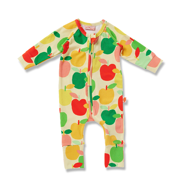 Halcyon Nights Long Sleeve Romper - A Is For Apple Baby