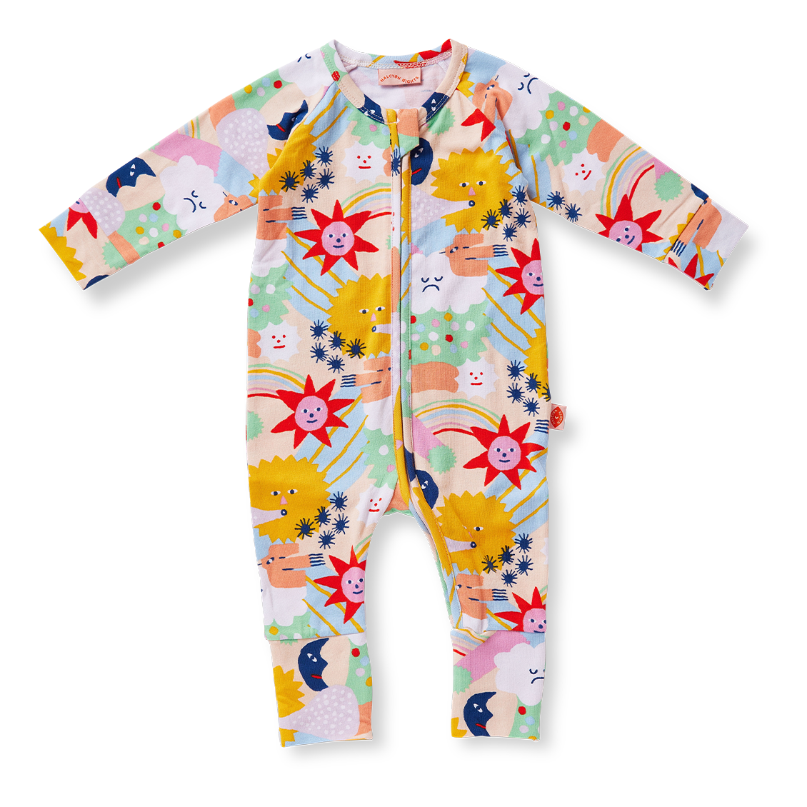 Halcyon Nights Long Sleeve Zipsuit - We Live In The Sky – Daisy and Hen