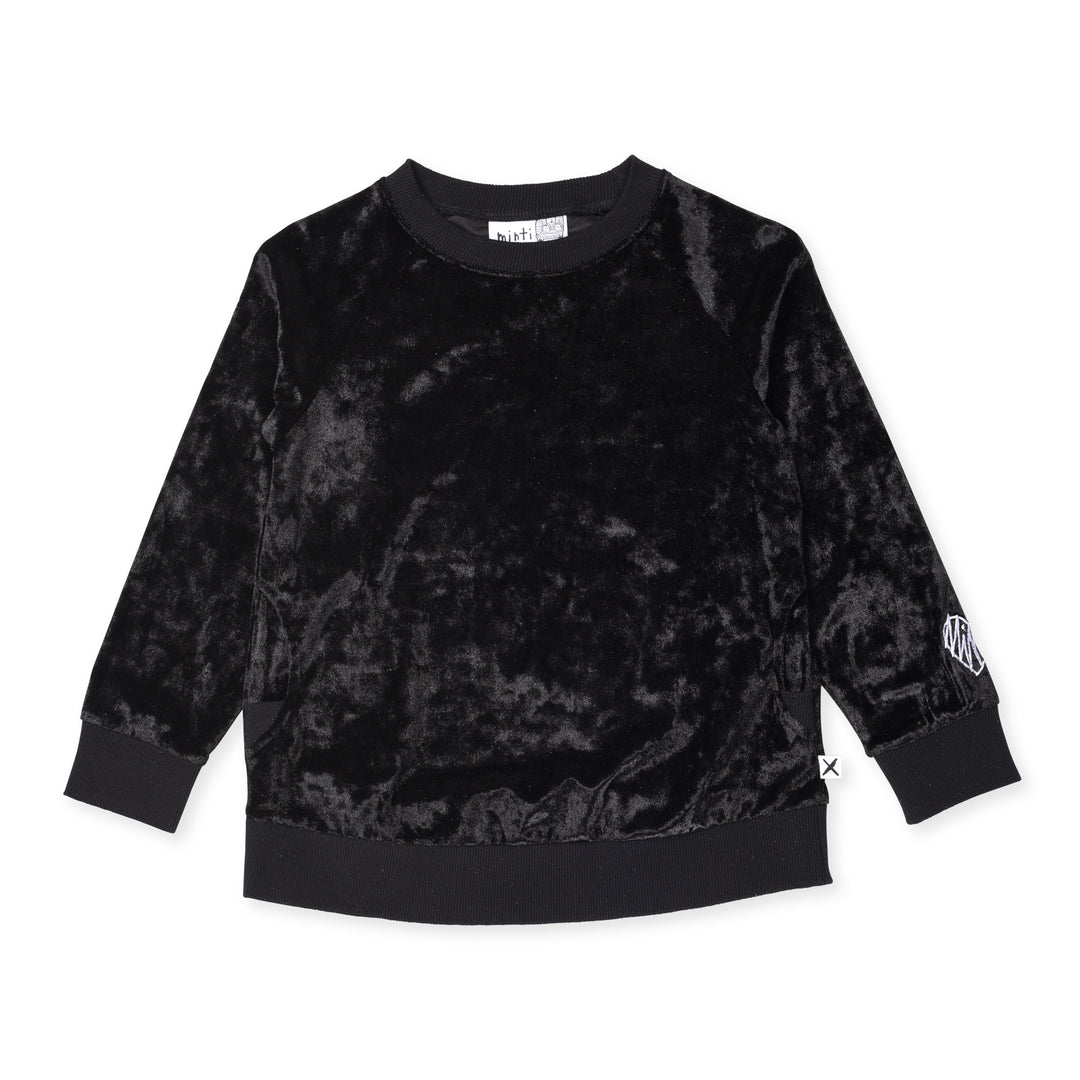 Minti Velvet Crew - Black