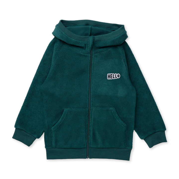 Minti Teddy Zip Up - Forest