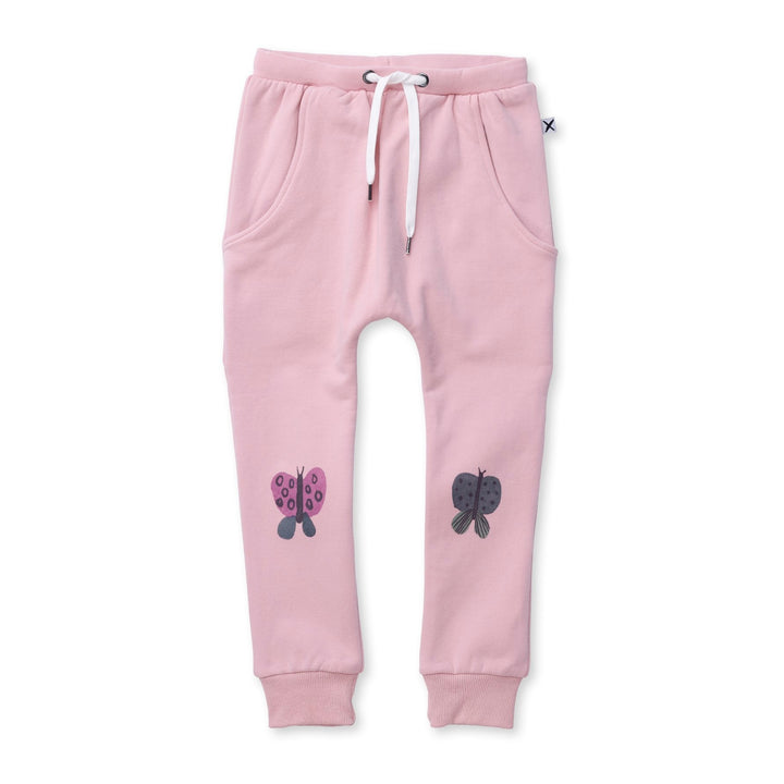 Minti Butterfly Knee Furry Trackies - Ballet