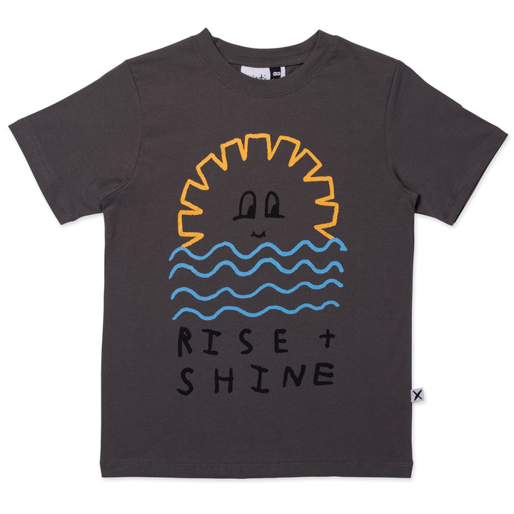 Minti Rise And Shine Tee - Dark Grey