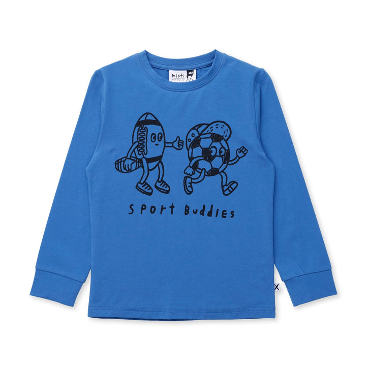 Minti Sport Buddies Tee - Blue