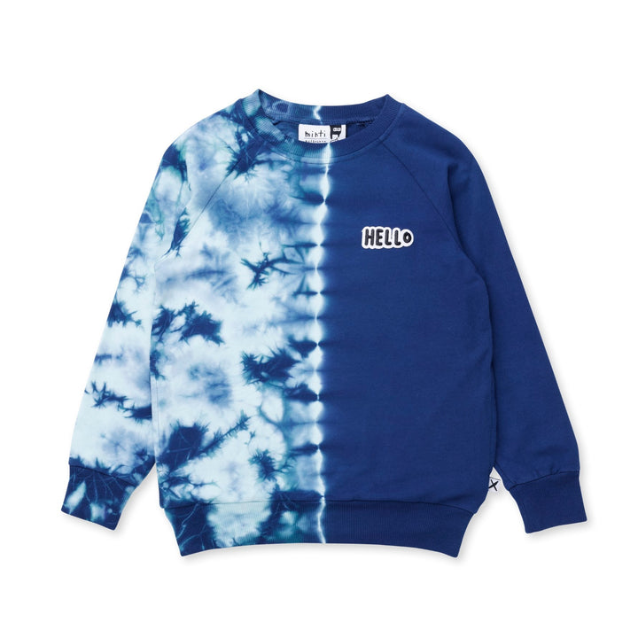 Minti Duo Tie Dye Crew - Navy