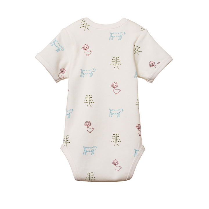 Nature Baby Short Sleeve Bodysuit - Nature Baby Print