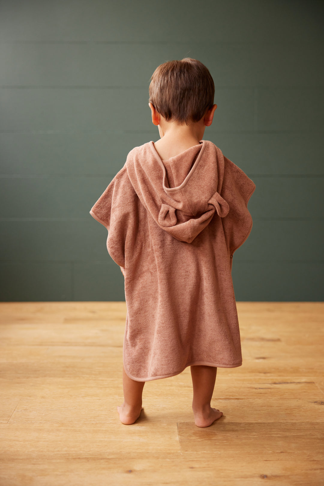 Nature Baby Bear Poncho Towel - Hazelnut