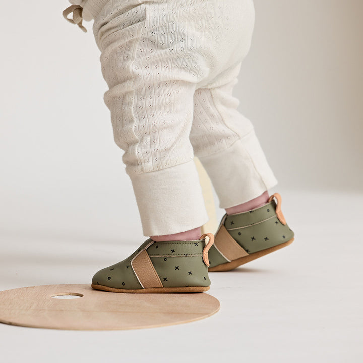 Pretty Brave Baby Slip-On - Khaki XO