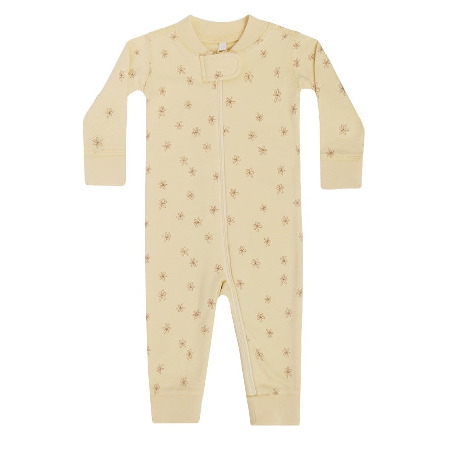 Quincy Mae Zip Long Sleeve Sleeper | Blossom