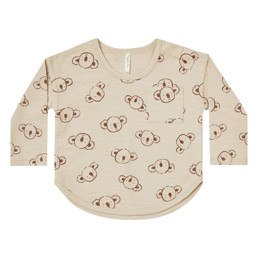 Rylee + Cru Long Sleeve Tee - Koalas – Daisy and Hen