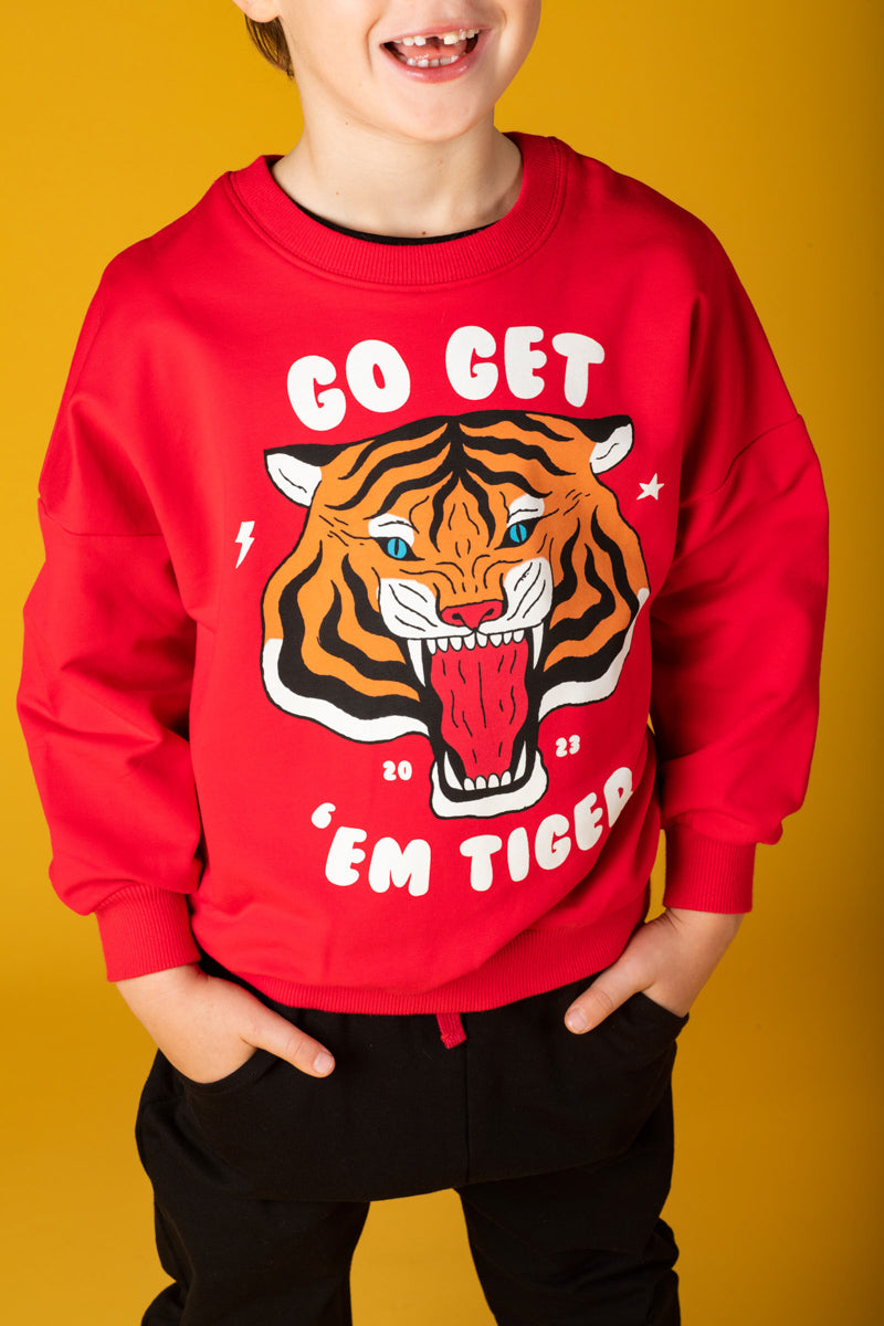 Go Get 'Em Tiger Sweater, Navy