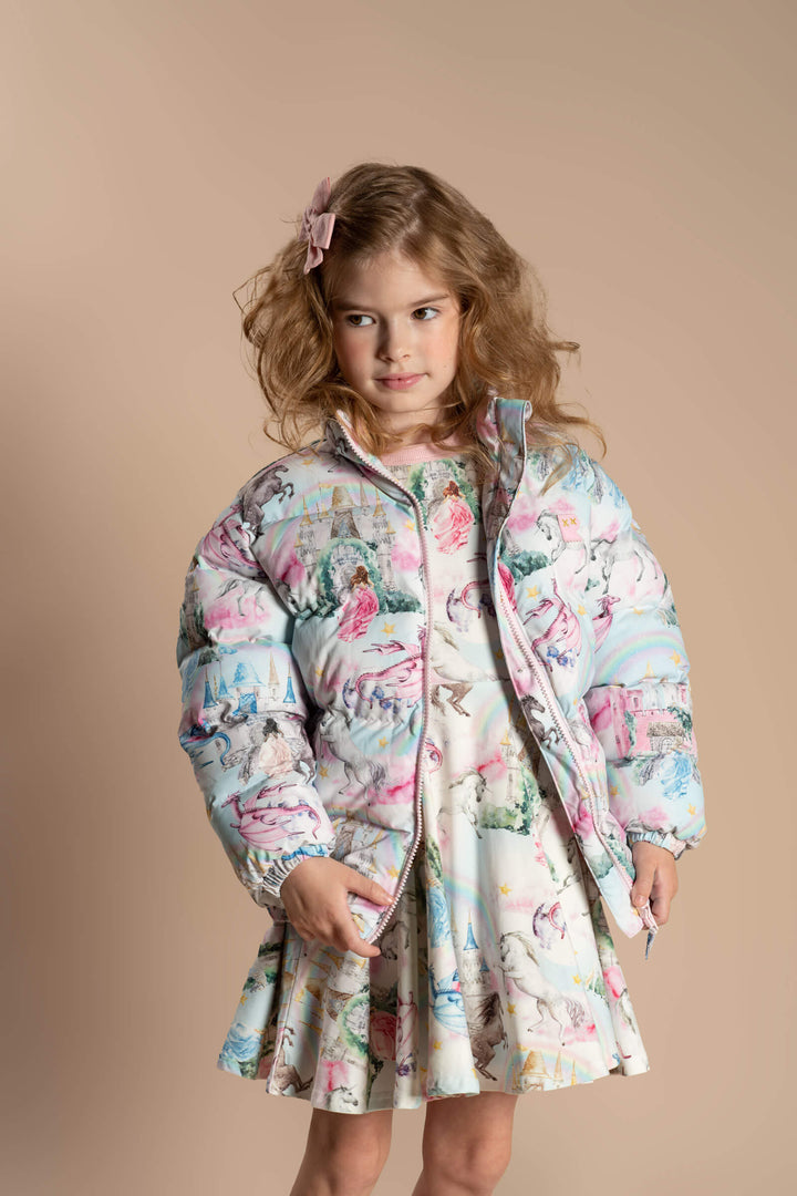 Rock Your Baby Fairy Tales Puff Padded Jacket With Lining