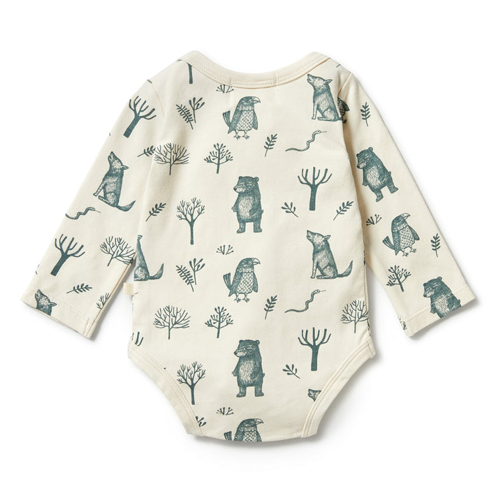 Wilson and Frenchy Organic Envelope Bodysuit - The Woods