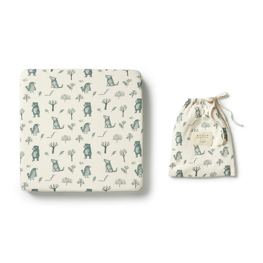 Wilson and Frenchy Organic Cot Sheet - The Woods