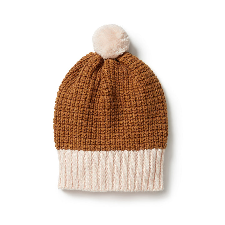 Wilson and Frenchy Knitted Spliced Hat - Spice