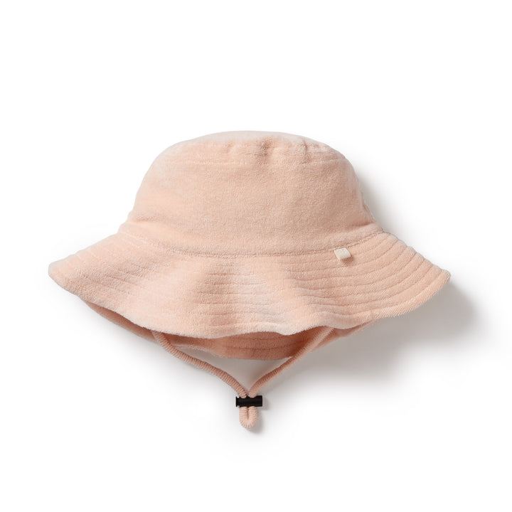 Wilson and Frenchy Antique Pink Organic Terry Sunhat