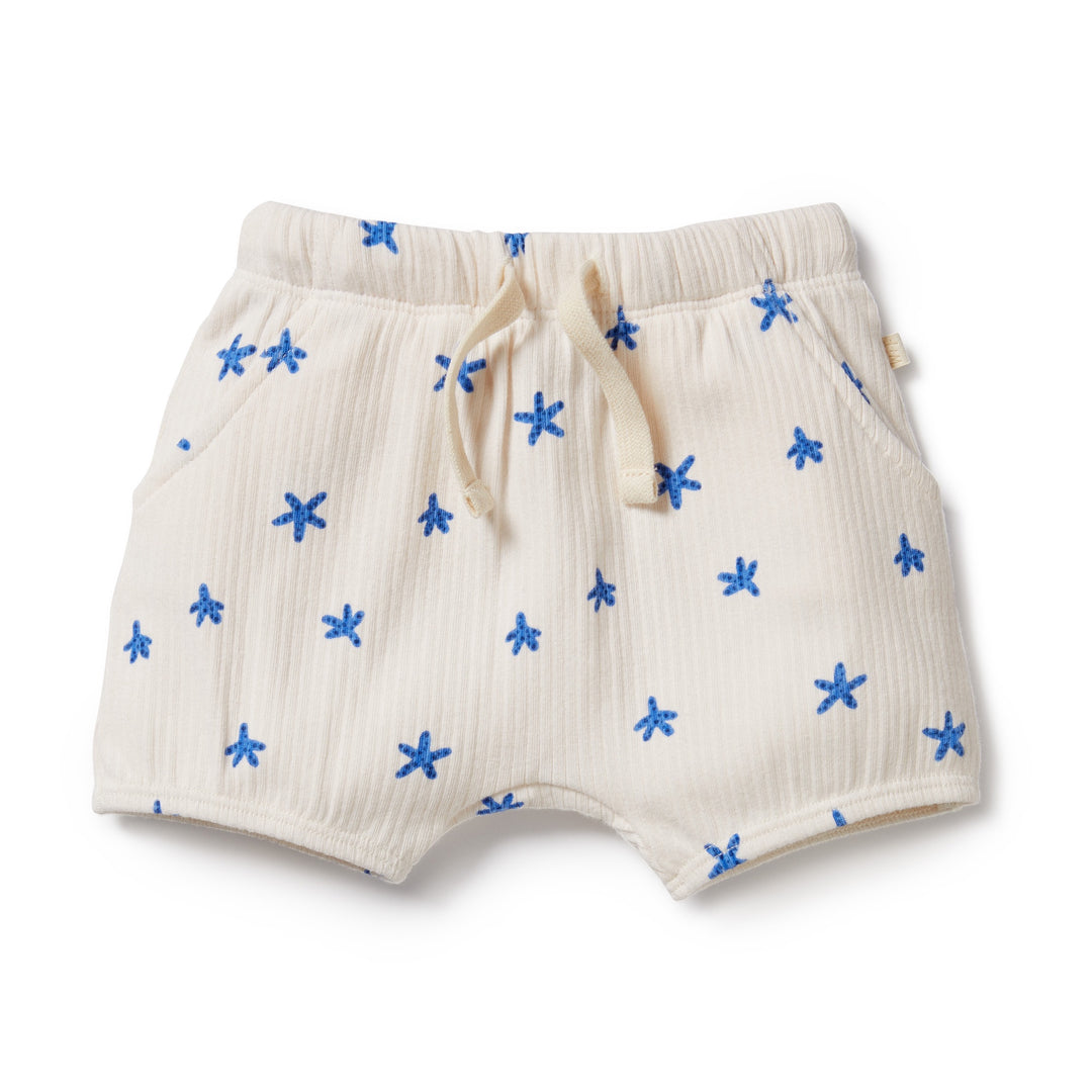 Wilson and Frenchy Little Starfish Organic Rib Bloomer Short