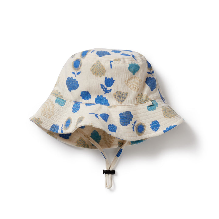 Wilson and Frenchy Ocean Breeze Crinkle Sunhat