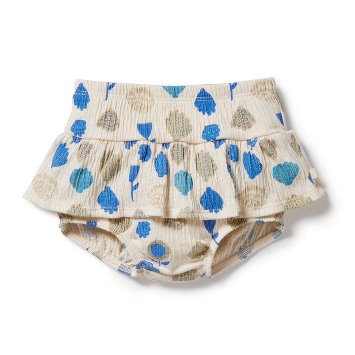 Wilson and Frenchy Ocean Breeze Crinkle Ruffle Nappy Pant