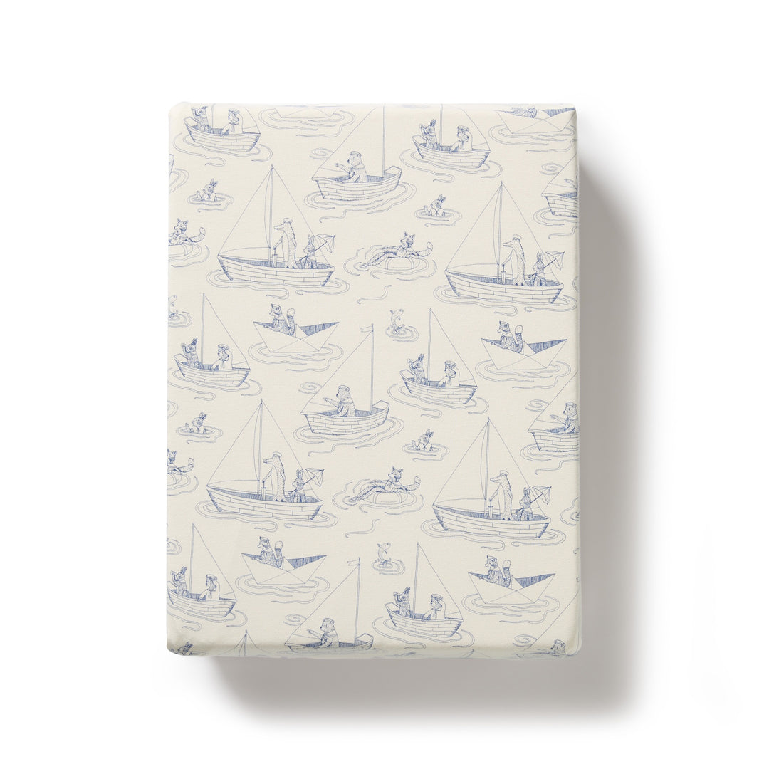 Wilson and Frenchy Organic Bassinet Sheet - Sail Away